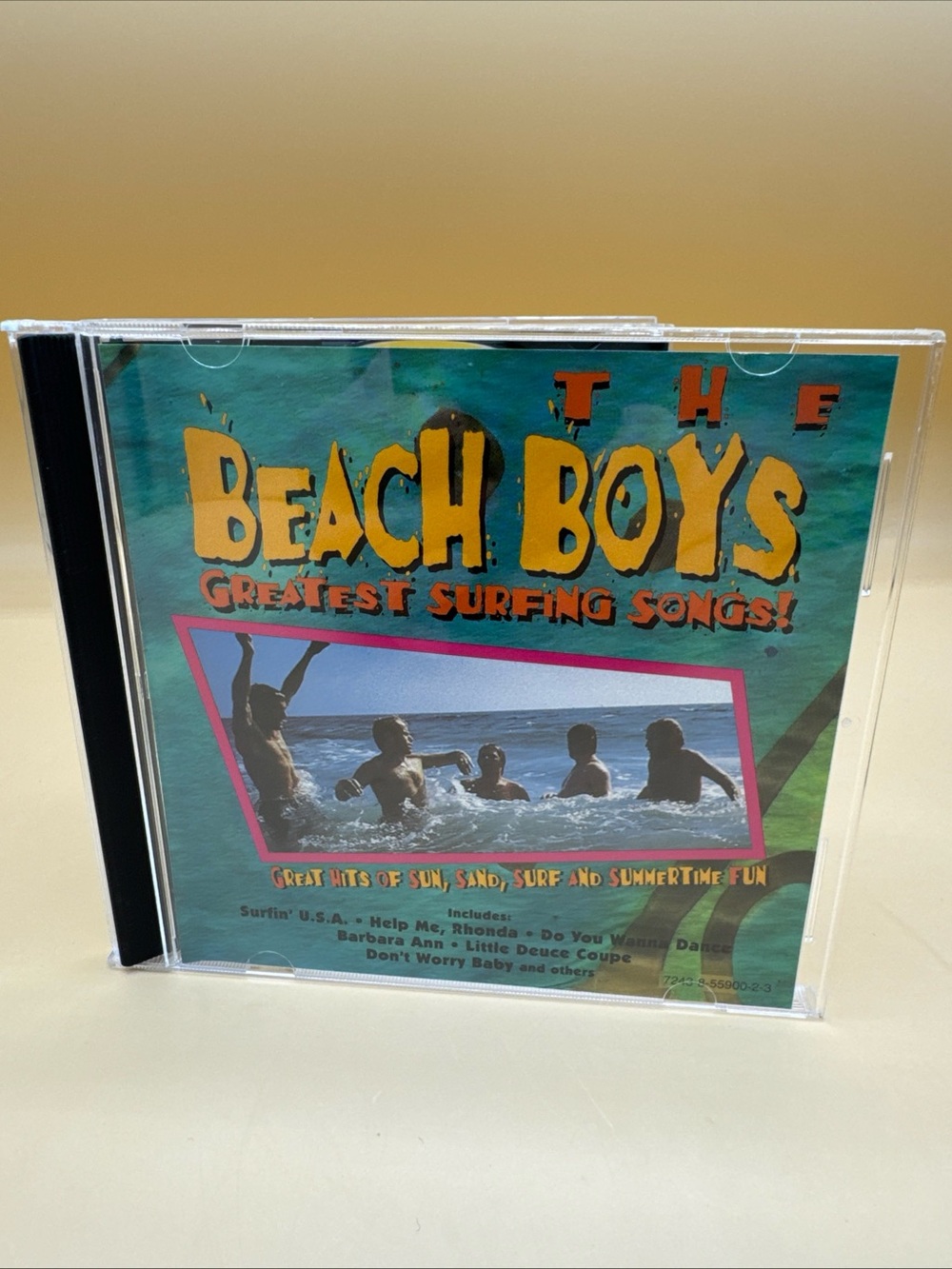 THE BEACH BOYS Greatest Surfing Songs Music CD / Disc In Great Shape